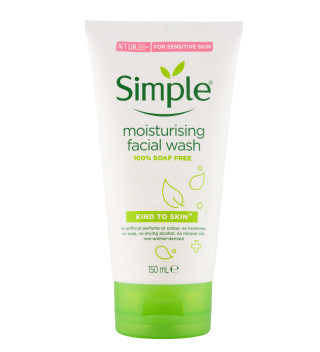 ژل شستشو صورت Moisturising Facial Wash سیمپل