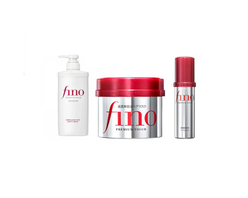 پک احیا کننده مو فینو ( شسایدو) شامپو + ماسک مو + روغن مو fino
