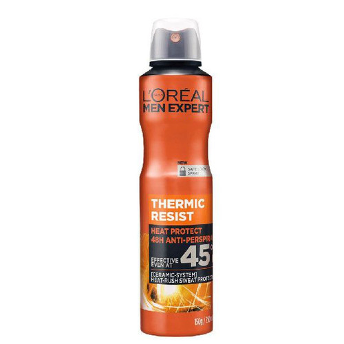 اسپری ضدتعریق لورال نارنجی مدل LOREAL Thermic Resist