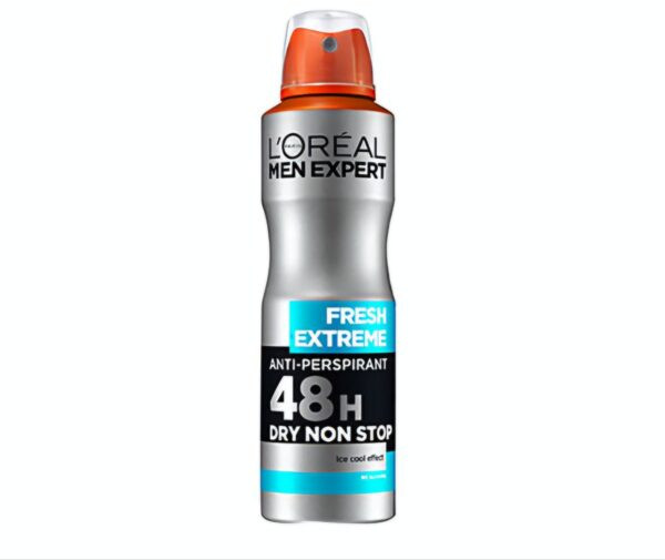 اسپری ضدتعریق لورال نقره ای مدل LOREAL Fresh Extreme