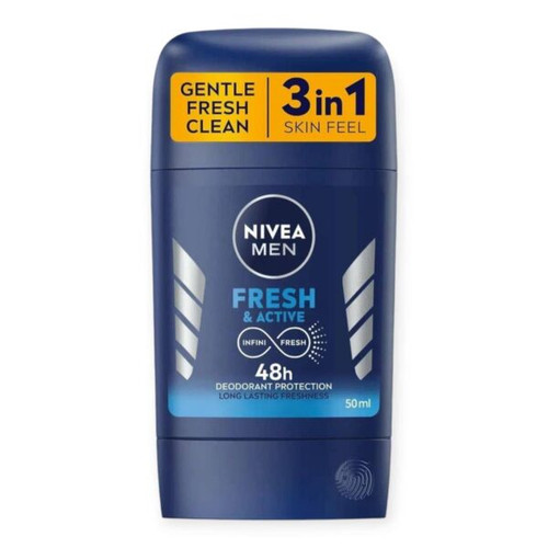 مام استیک صابونی نیوا مردانه مدل فرش اکتیو NIVEA Fresh Active