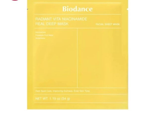ماسک بایودنس نیاسینامید ویتامینه Biodance radiant vita niacinamide