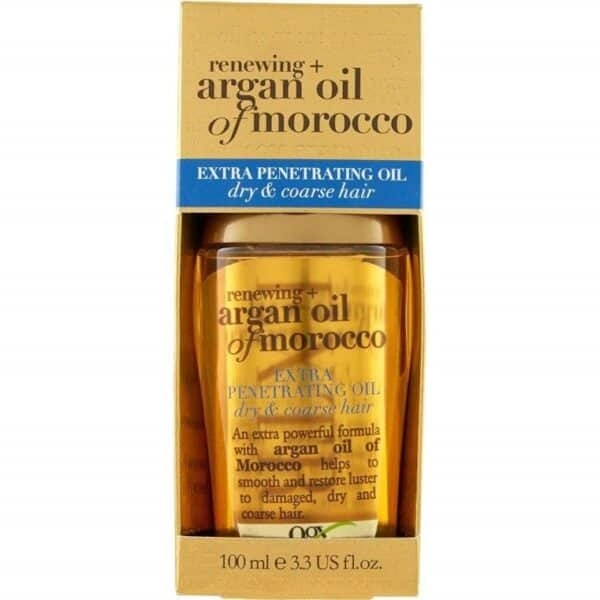 روغن سرم موی آرگان او جی ایکس OGX Argan Oil مدل اکسترا مخصوص موی خشک و آسیب دیده100ml